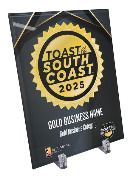 Toast of the South Coast - Crystal Glass