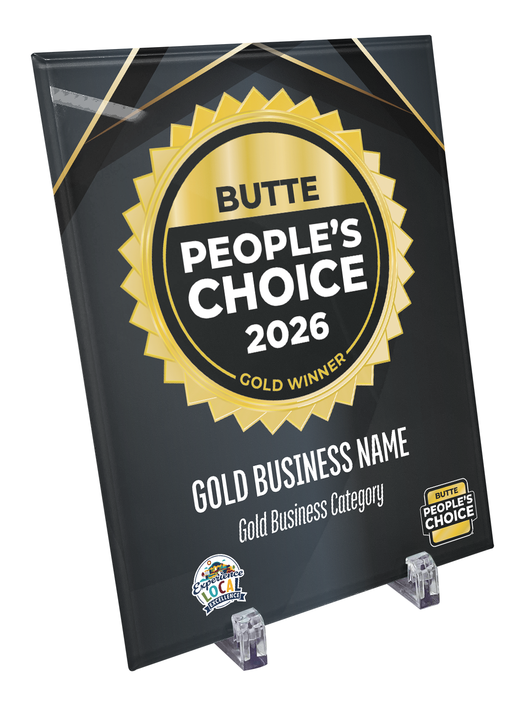 Butte People's Choice - Crystal Glass