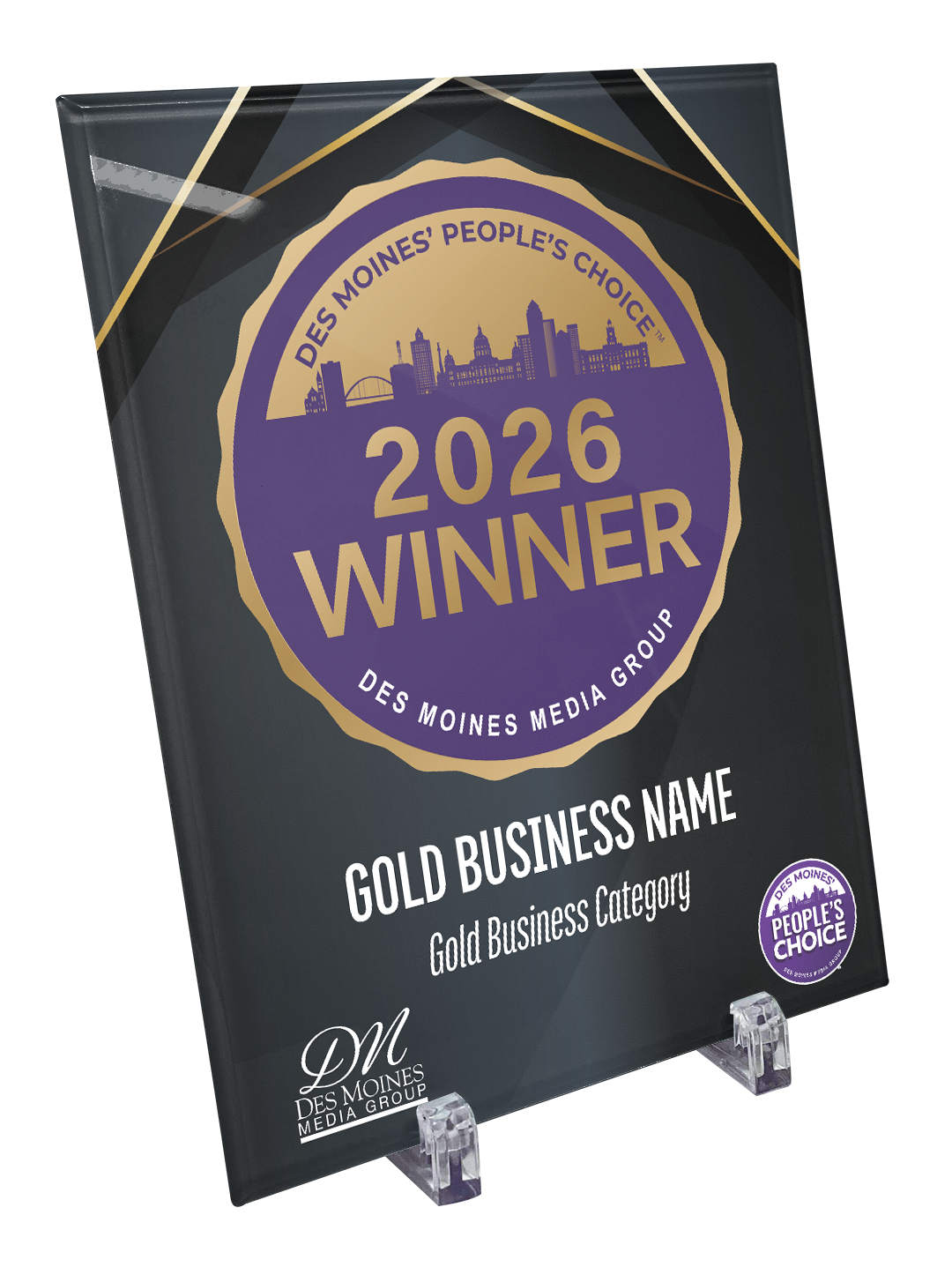 Des Moines' People's Choice - Crystal Glass