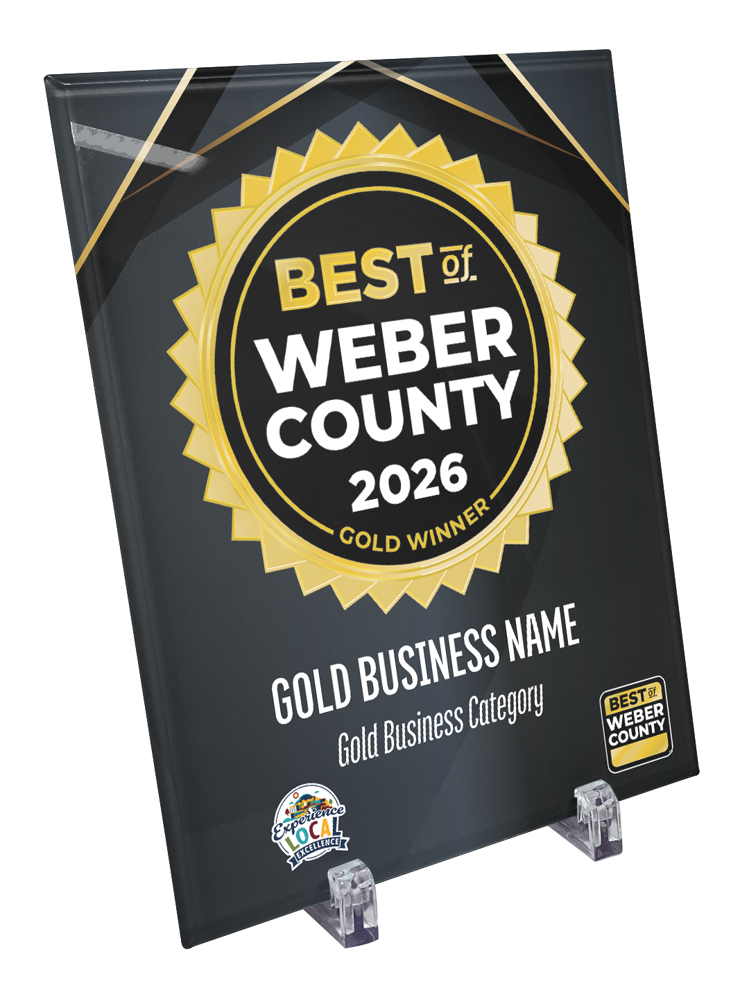 Best of Weber County - Crystal Glass