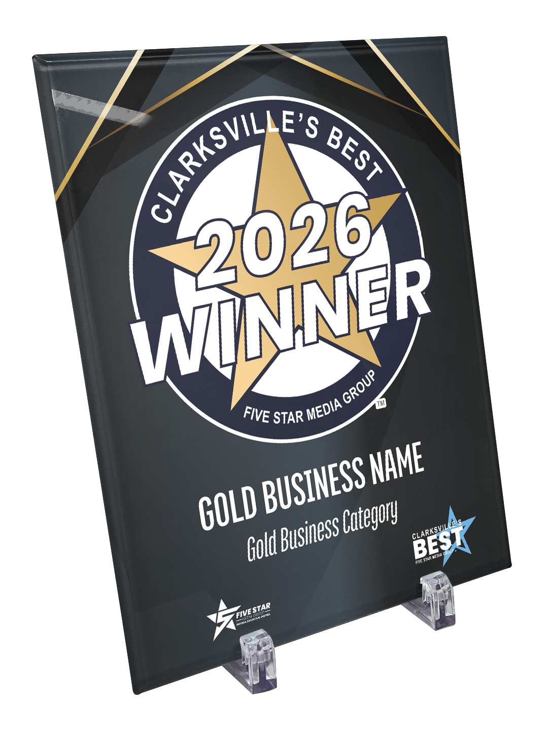 Clarksville's Best - Crystal Glass