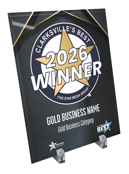 Clarksville's Best - Crystal Glass