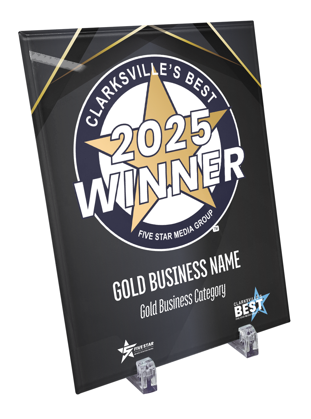 Clarksville's Best - Crystal Glass