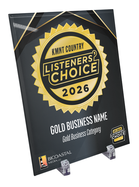 KMNT Country Listeners Choice - Crystal Glass