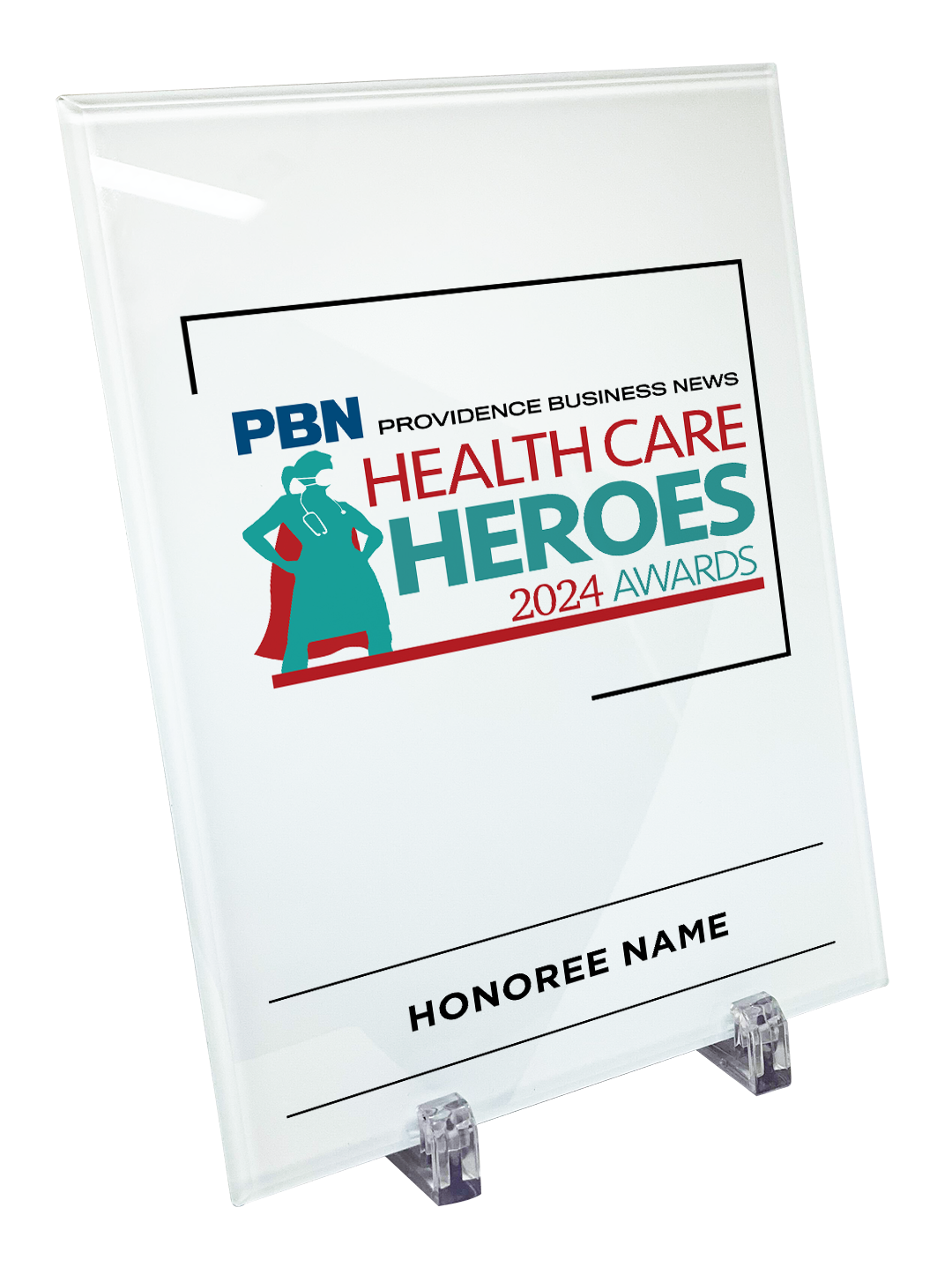 PBN Awards - Logo Only Version - Crystal Glass