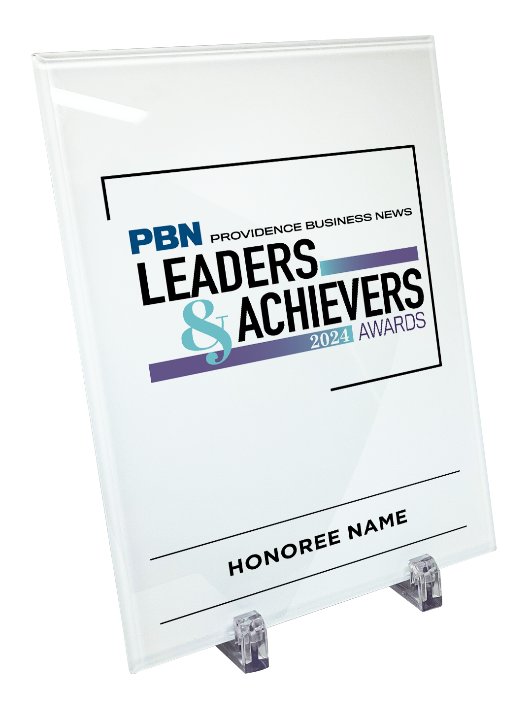 PBN Awards - Logo Only Version - Crystal Glass