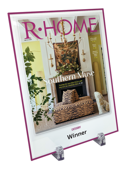 Richmond Magazine "Superstar Awards" Cover Award Glass Plaque