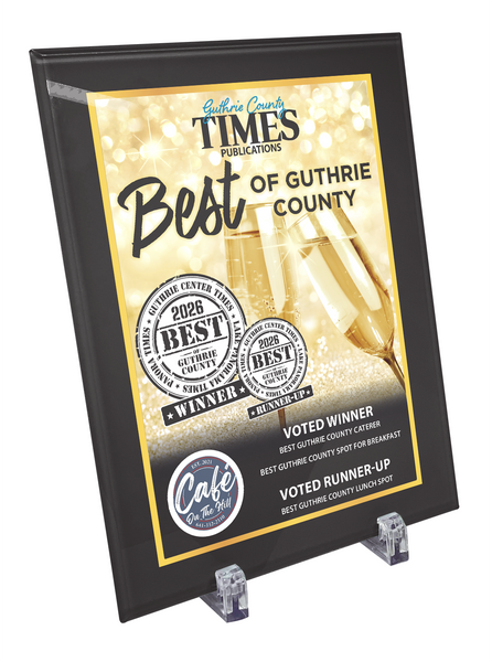 Guthrie Center Times - Best of Guthrie County - Crystal Glass