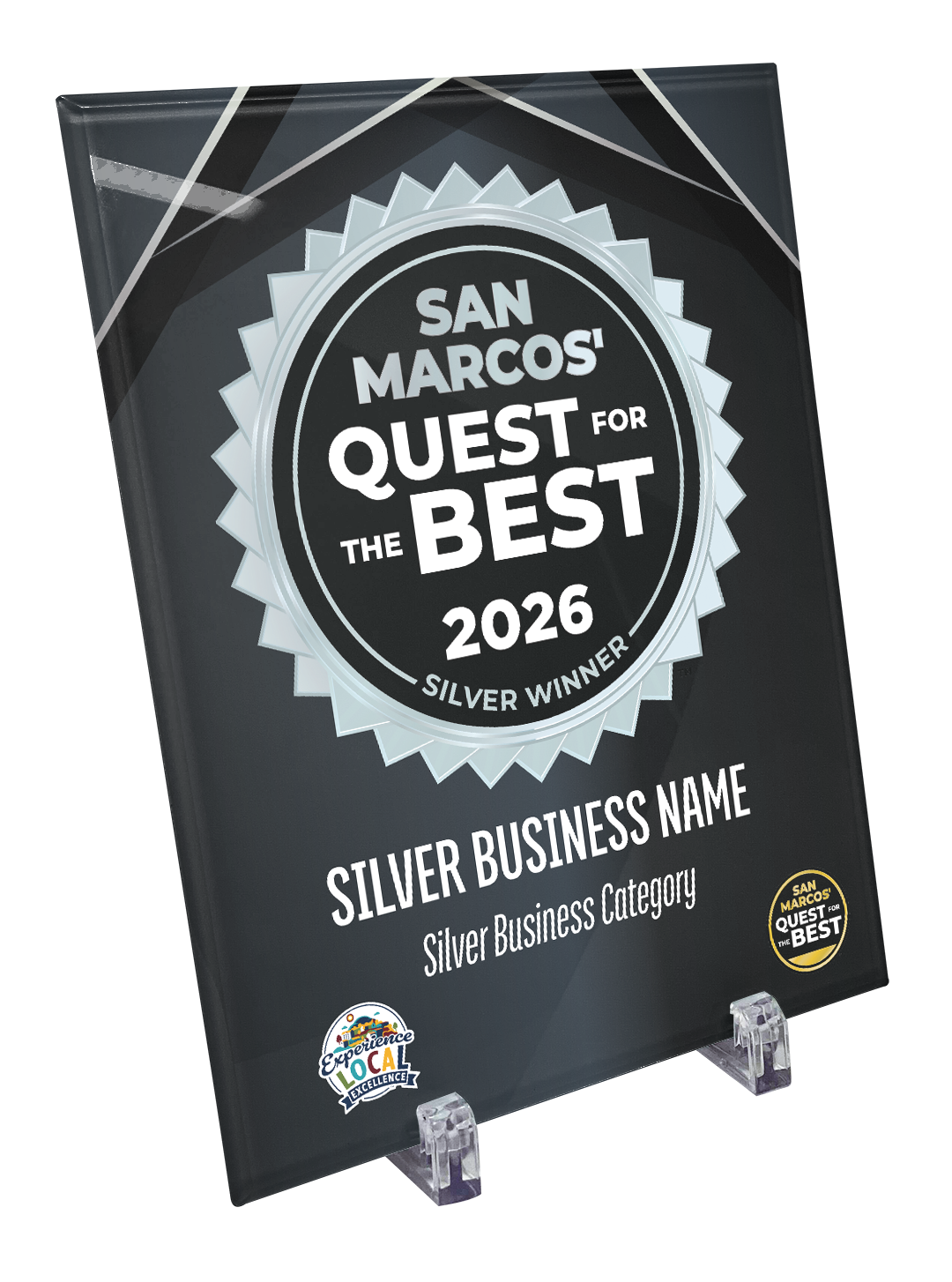 San Marcos' Quest for the Best - Crystal Glass