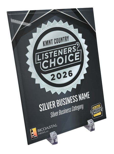 KMNT Country Listeners Choice - Crystal Glass