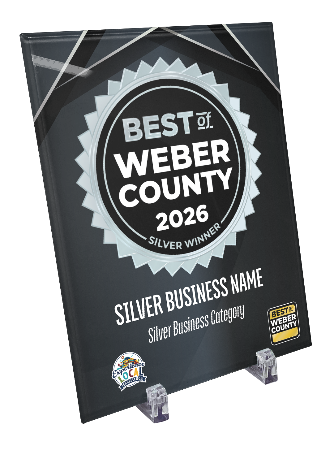 Best of Weber County - Crystal Glass