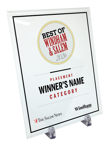 N. Boston Media Group - Best of Awards - Crystal Glass