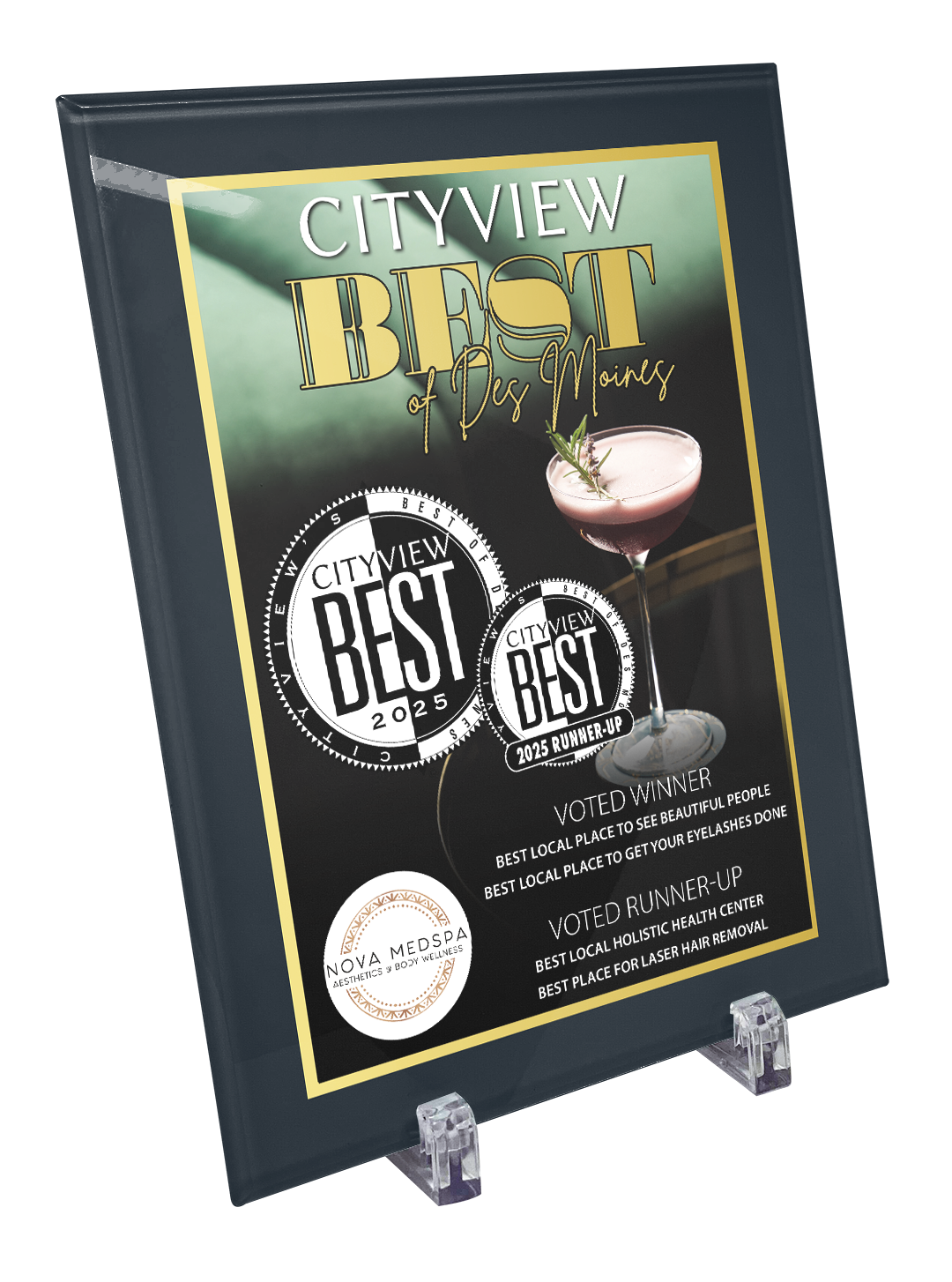 CITYVIEW - Best of Des Moines - Crystal Glass