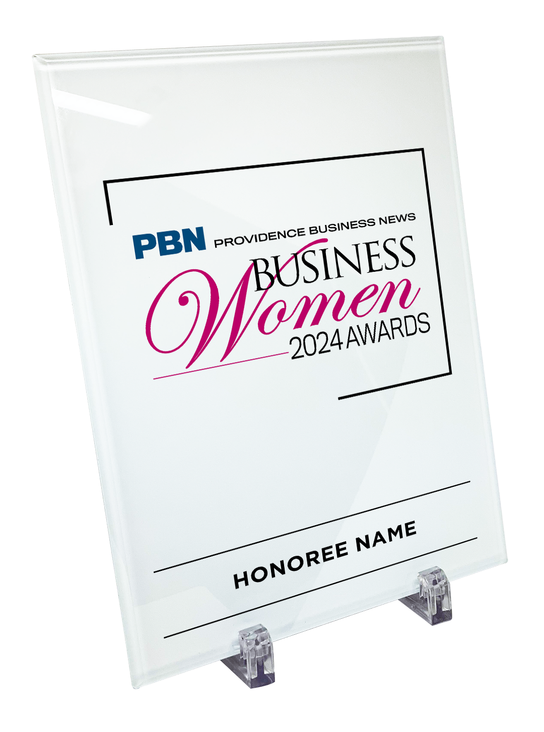 PBN Awards - Logo Only Version - Crystal Glass