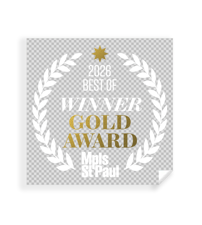 Mpls St. Paul - Best of Twin Cities - Transparent Window Cling