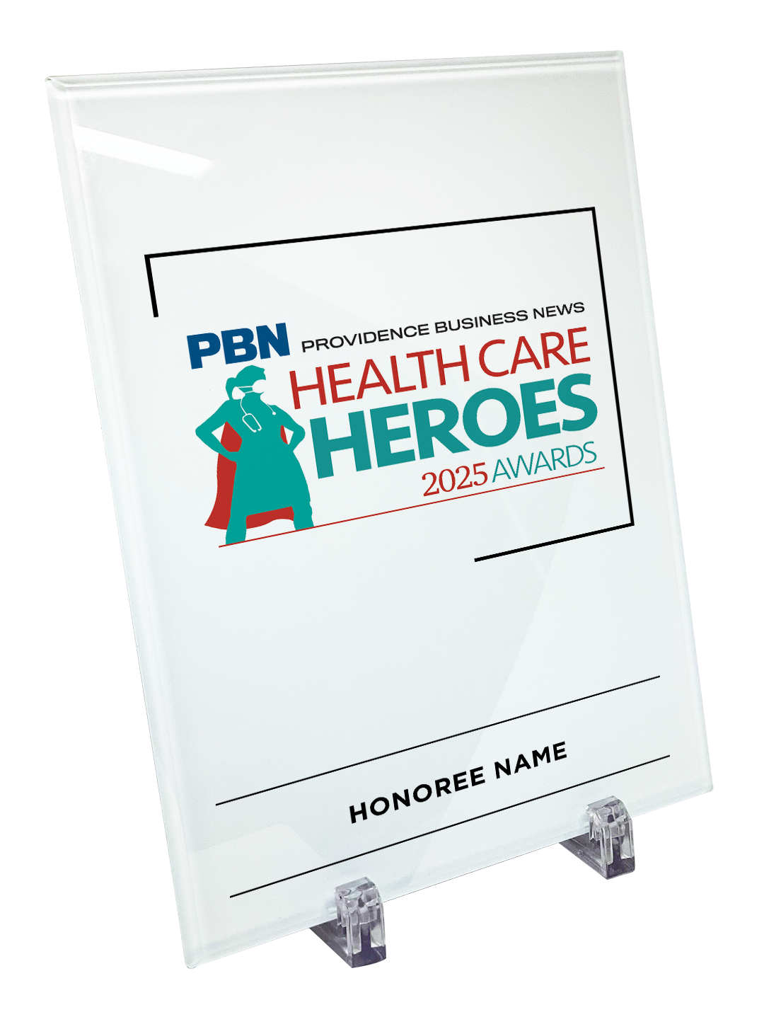 PBN Awards - Logo Only Version - Crystal Glass