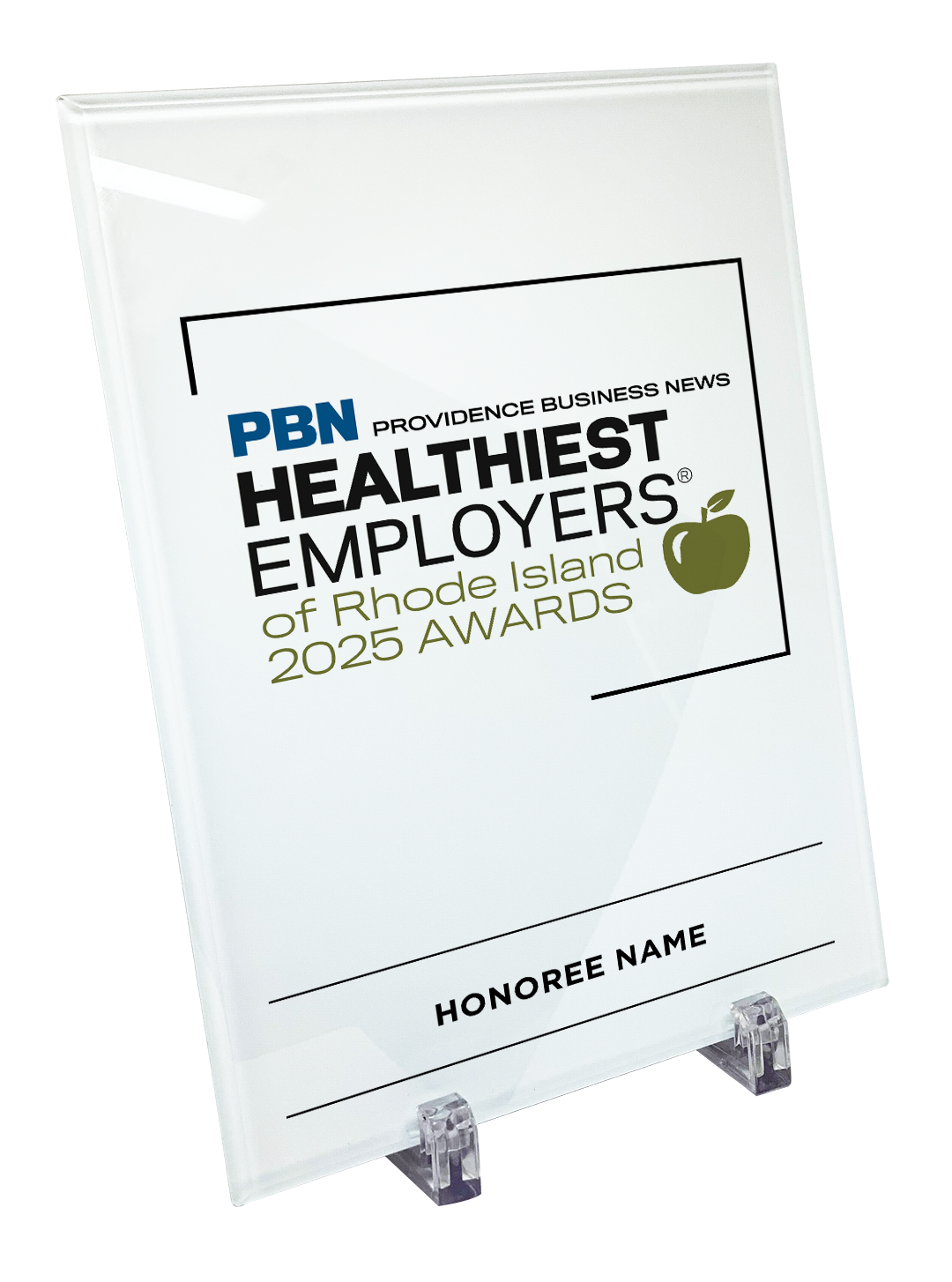 PBN Awards - Logo Only Version - Crystal Glass