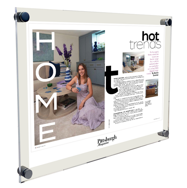 Pittsburgh Magazine - Special Advertising Sections - Acrylic Standoff Plaque