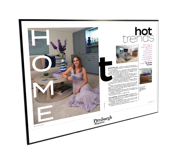 Pittsburgh Magazine - Special Advertising Sections - Modern Wooden Plaque