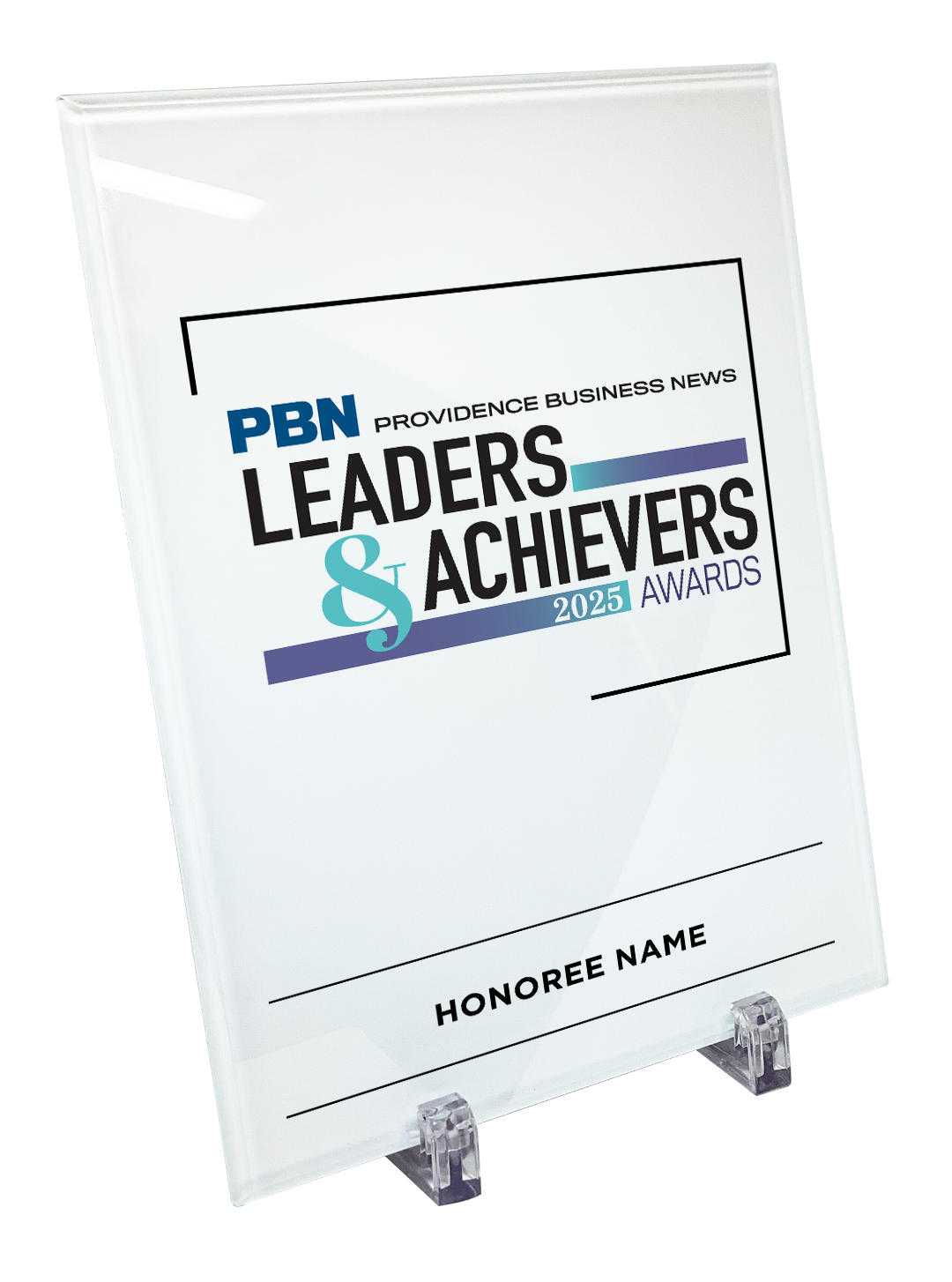 PBN Awards - Logo Only Version - Crystal Glass