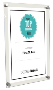 Post City Top Doctors - Acrylic Plaque