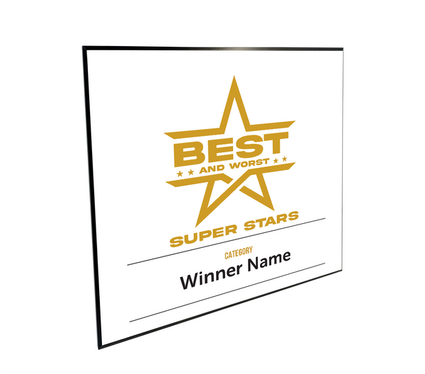 Richmond Magazine "Superstar Awards" Logo Award Plaque