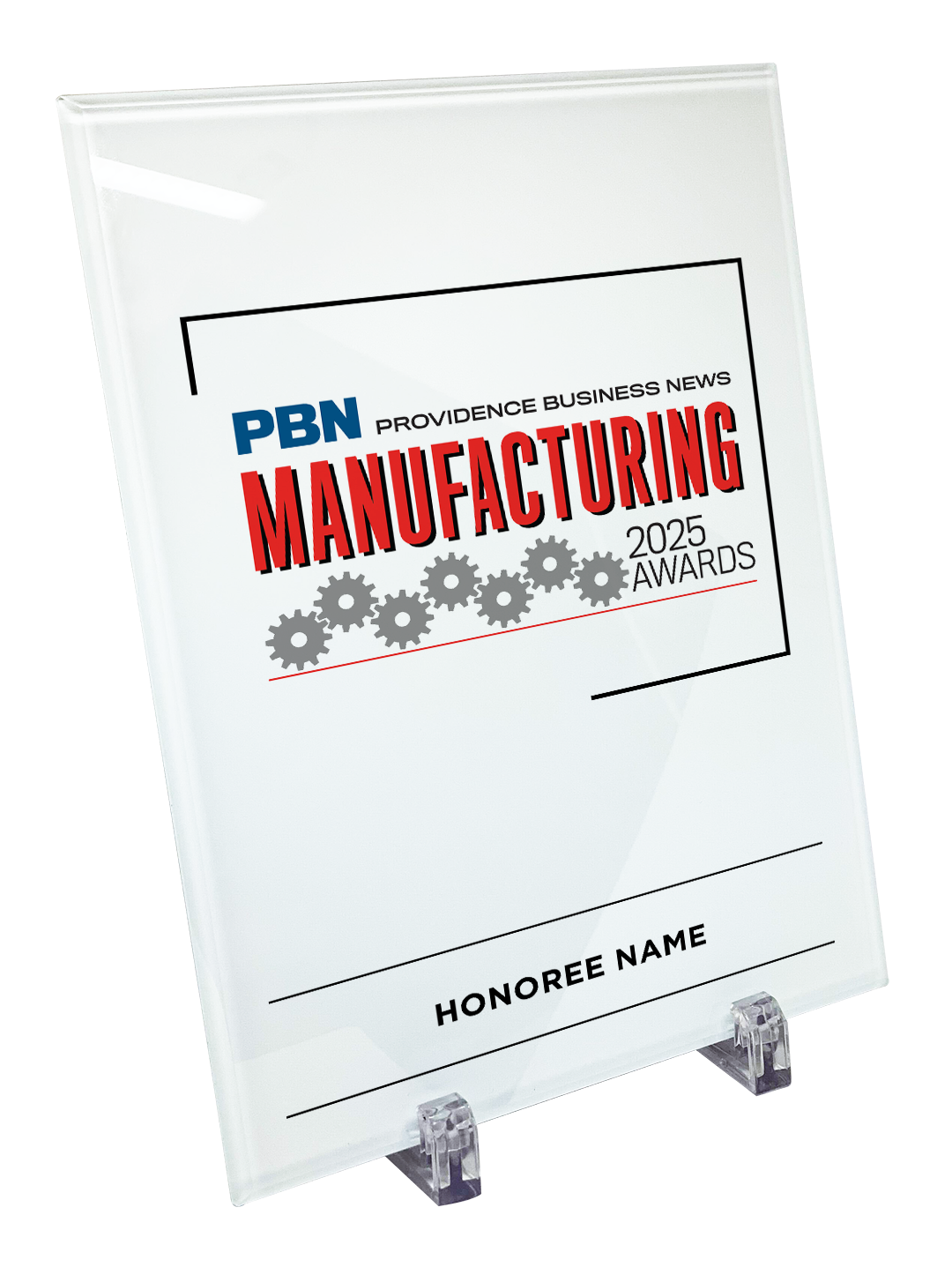 PBN Awards - Logo Only Version - Crystal Glass