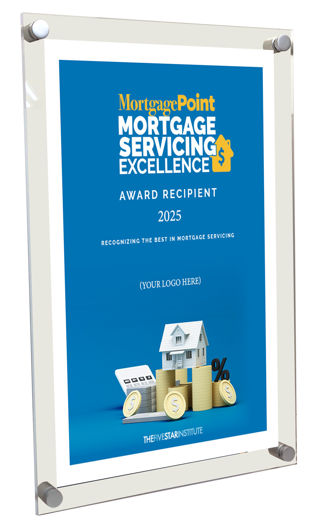 MortgagePoint Servicing Excellence Awards - Acrylic Plaques