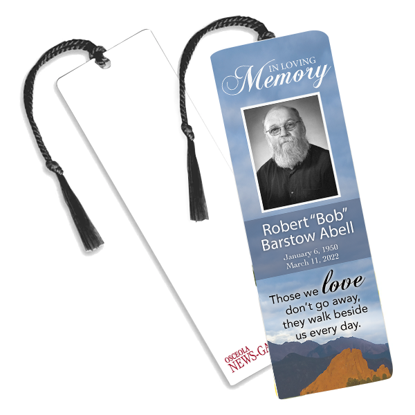Osceola News-Gazette Memorial Bookmarks