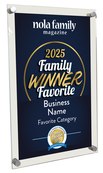 Nola Family Favorites Award Plaque