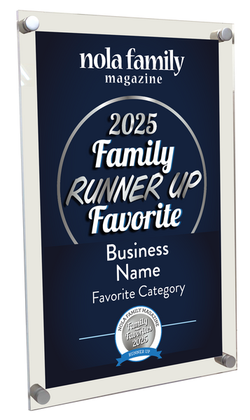 Nola Family Favorites Award Plaque
