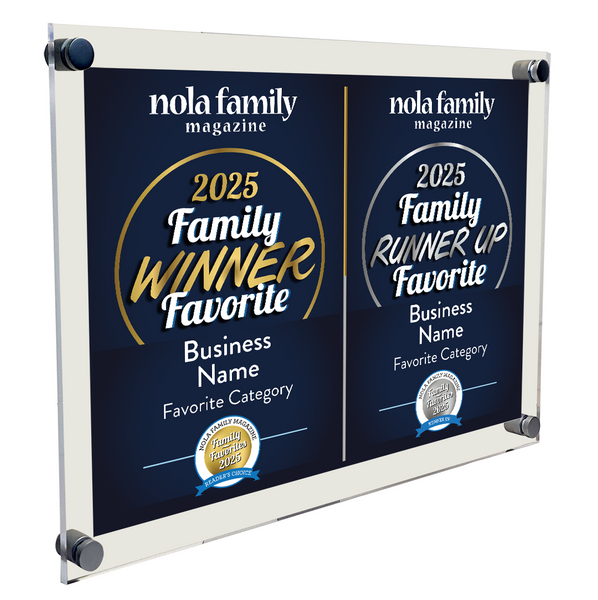 Nola Family Favorites Award Plaque