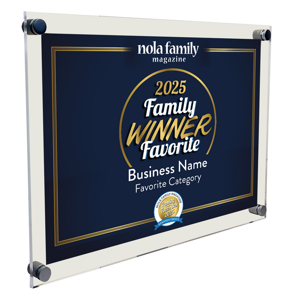 Nola Family Favorites Award Plaque