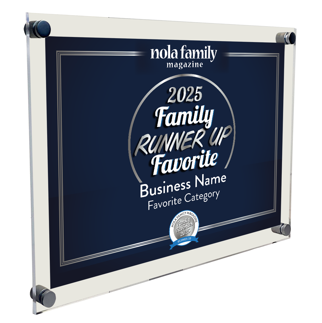 Nola Family Favorites Award Plaque