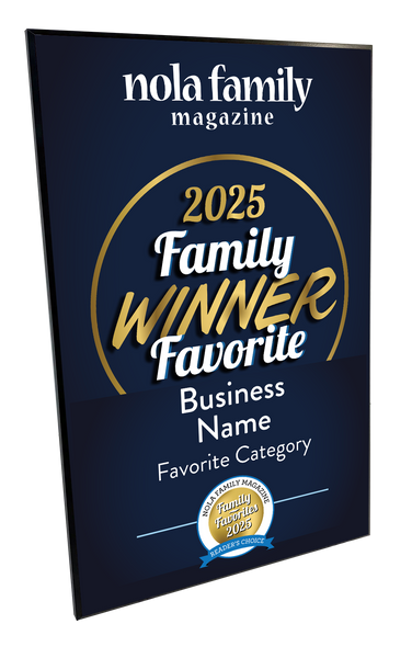 Nola Family Favorites Award Plaque