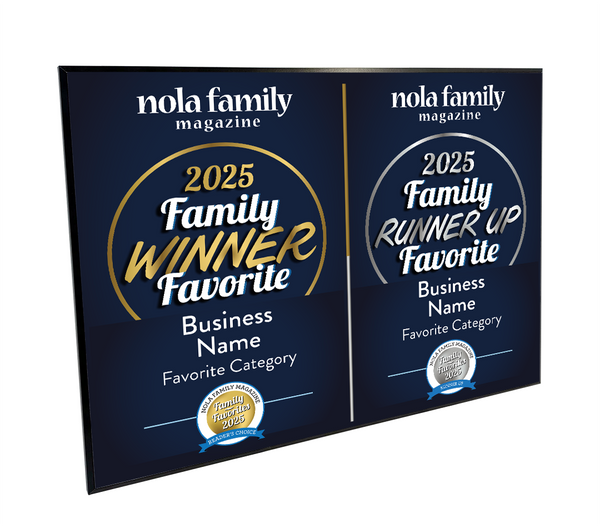 Nola Family Favorites Award Plaque