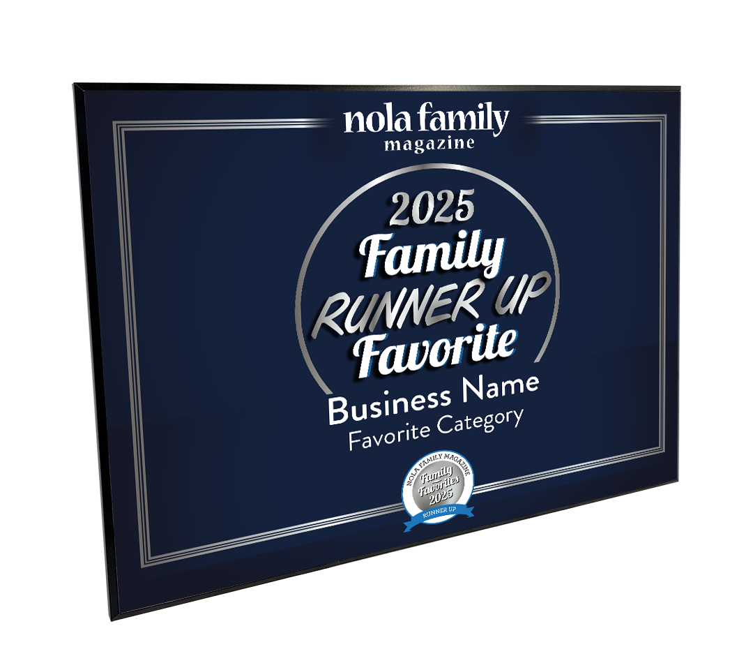 Nola Family Favorites Award Plaque