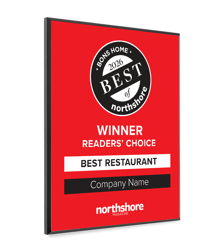 Northshore Home Magazine - Best of Northshore Home - Modern Wooden Plaque