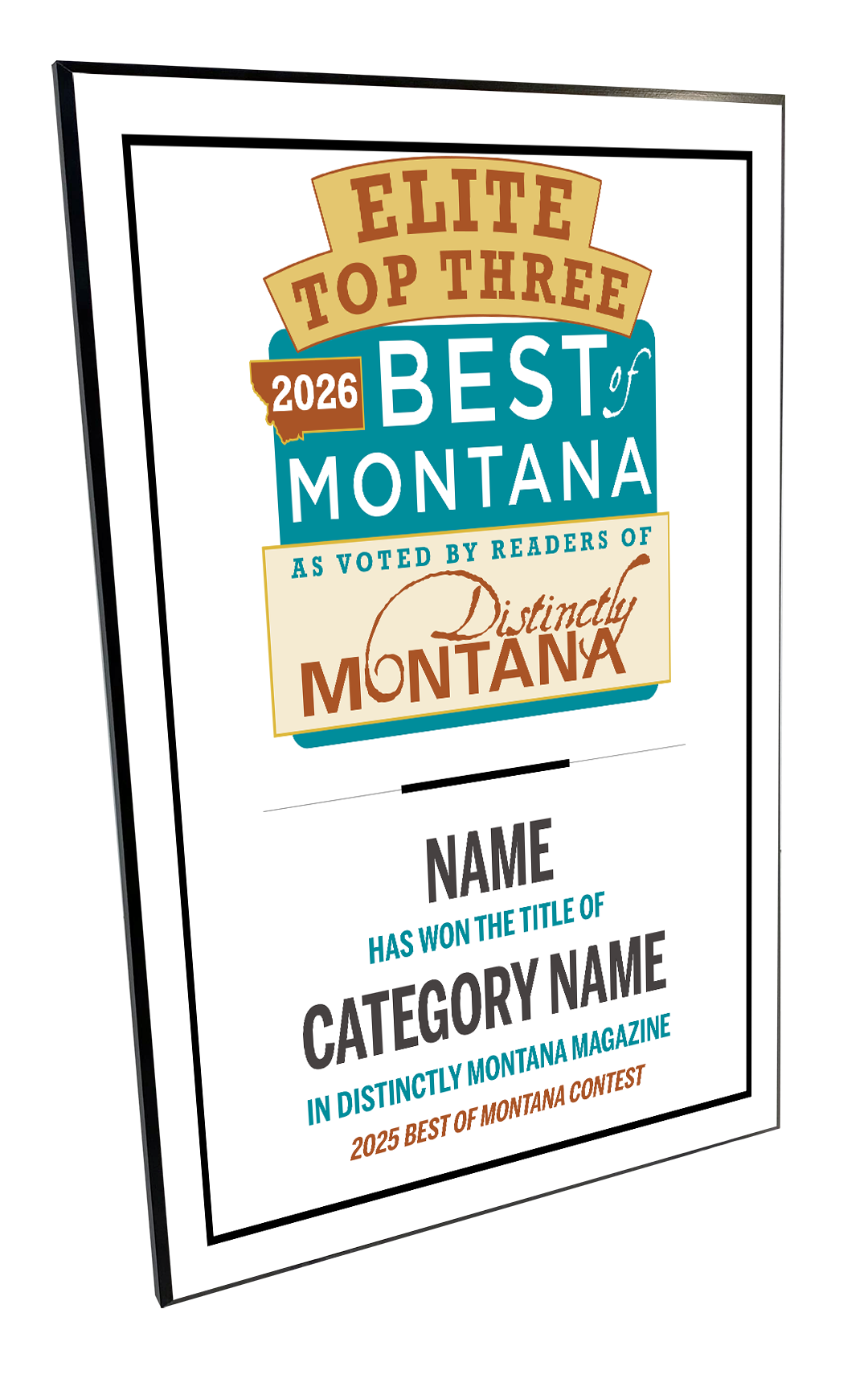 Best of Montana - Plaques