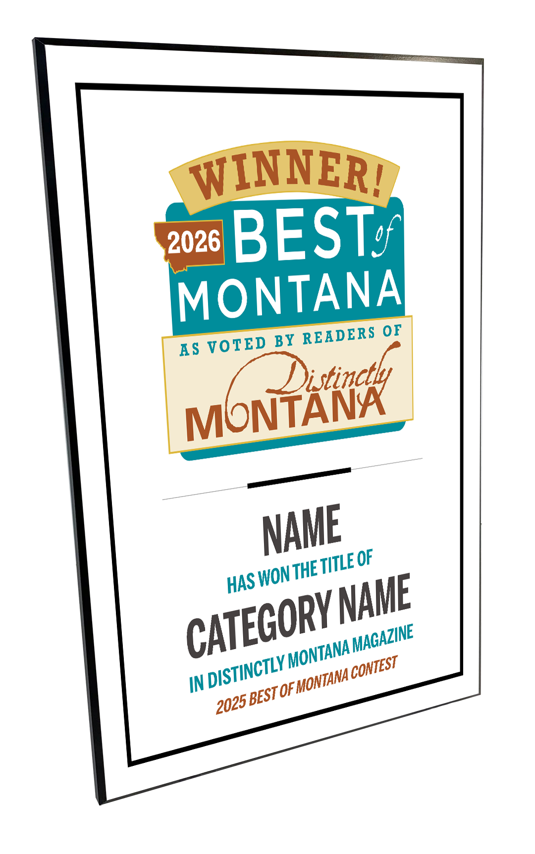Best of Montana - Plaques