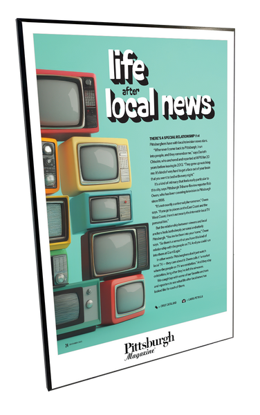 Pittsburgh Magazine - Articles & Covers - Modern Wooden Plaque