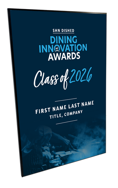 WTWH Healthcare- SHN DISHED - Dining Innovation Awards - Modern Hardi-plaque