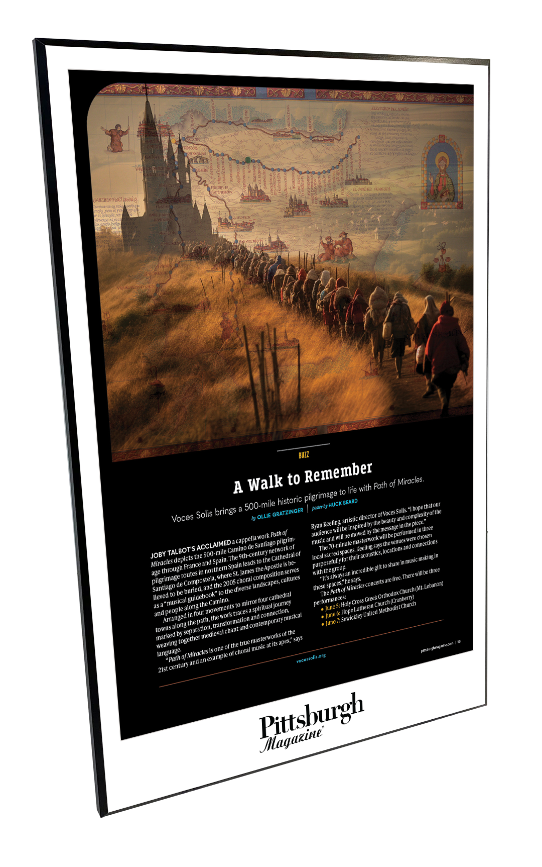 Pittsburgh Magazine - Articles & Covers - Modern Wooden Plaque