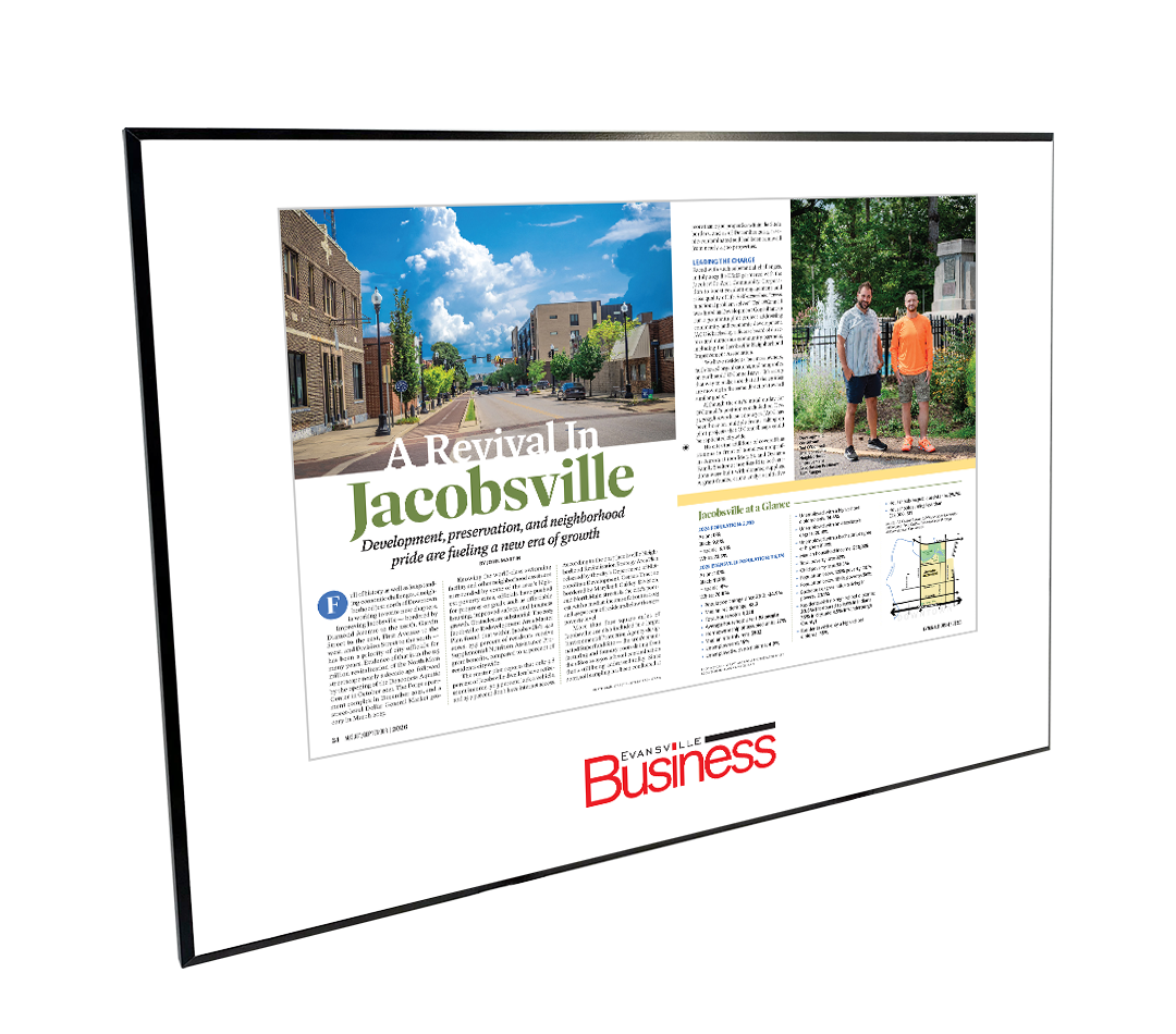 Evansville Business - Editorial Features  - Plaques