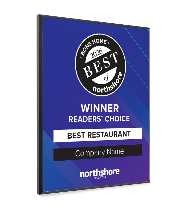 Northshore Home Magazine - Best of Northshore Home - Modern Wooden Plaque