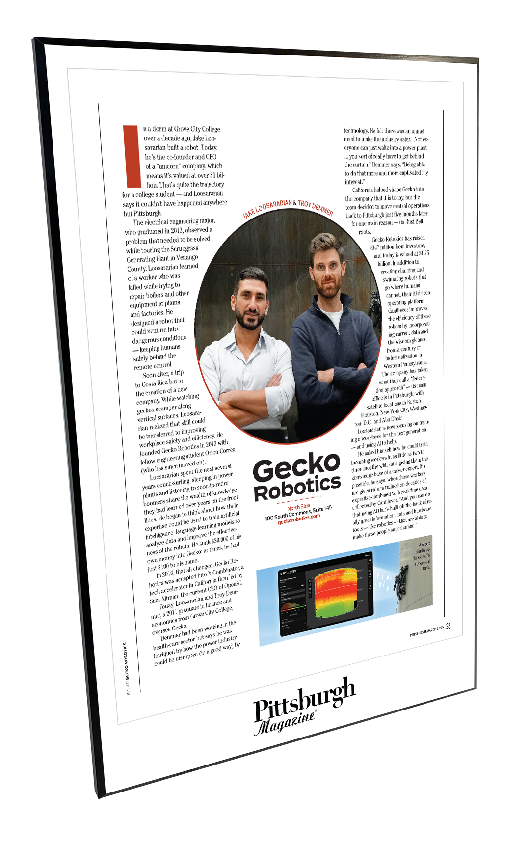 Pittsburgh Magazine - Articles & Covers - Modern Wooden Plaque