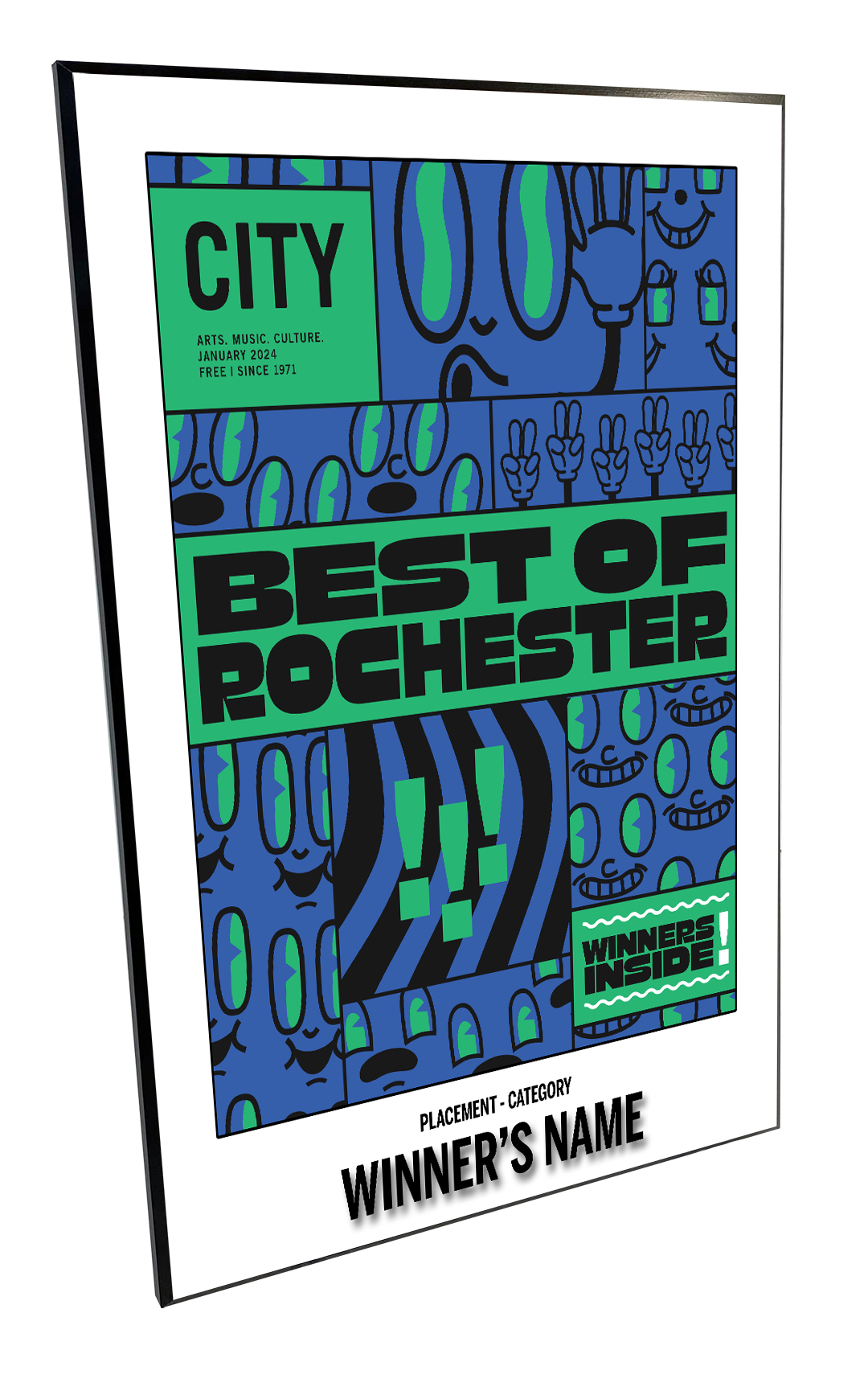 CITY Magazine - Best of Rochester - Plaques