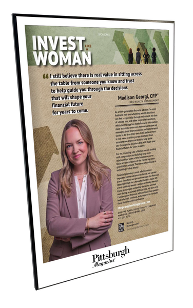 Pittsburgh Magazine - Special Advertising Sections - Modern Wooden Plaque