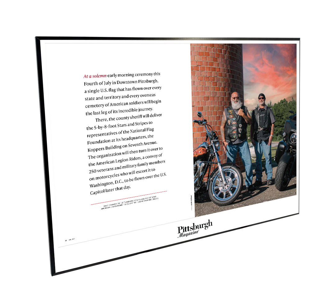 Pittsburgh Magazine - Articles & Covers - Modern Wooden Plaque
