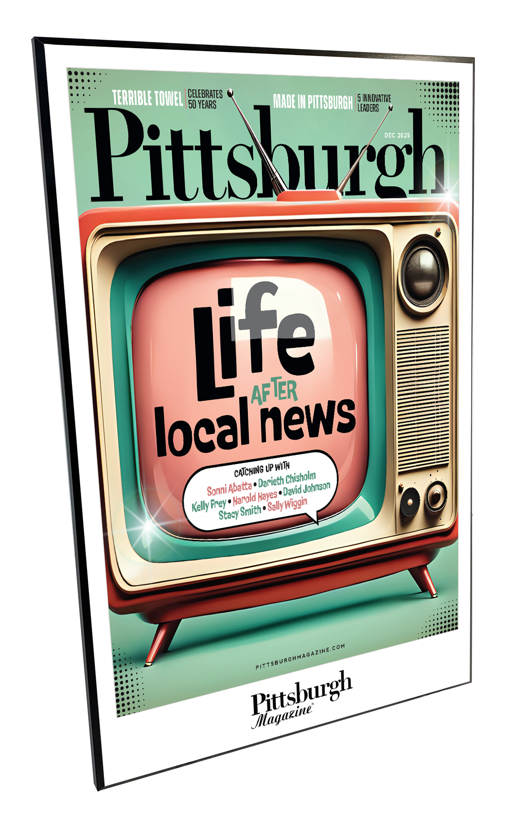 Pittsburgh Magazine - Articles & Covers - Modern Wooden Plaque